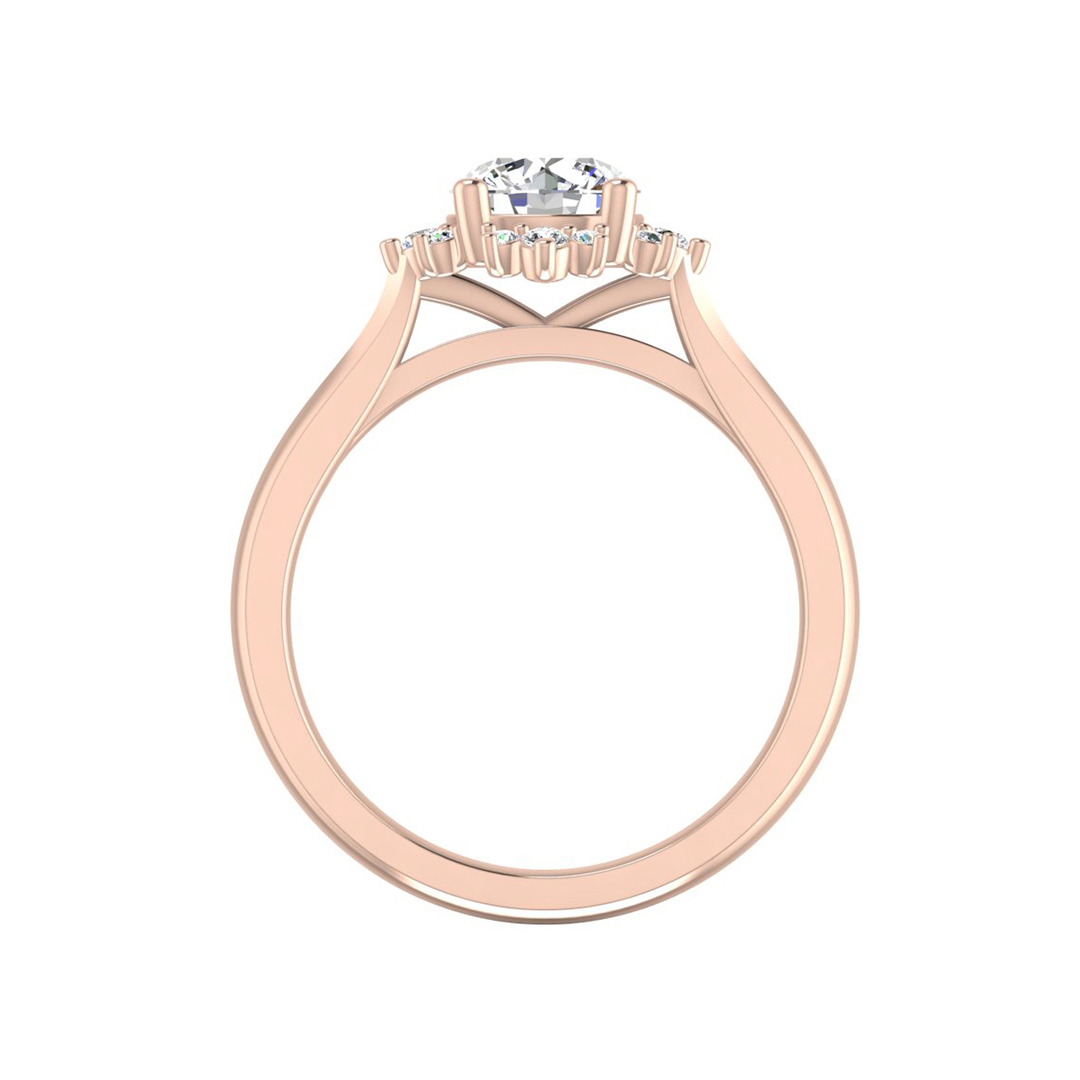 Saylor Halo Engagement Ring